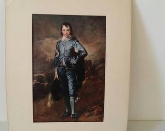 The Blue Boy Print 9 X 6
