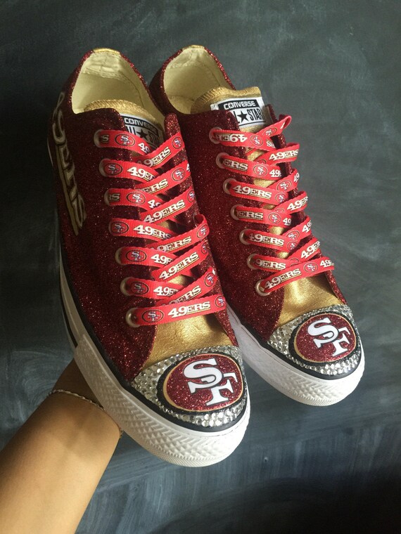 custom 49ers shoes 49ers Converse Custom