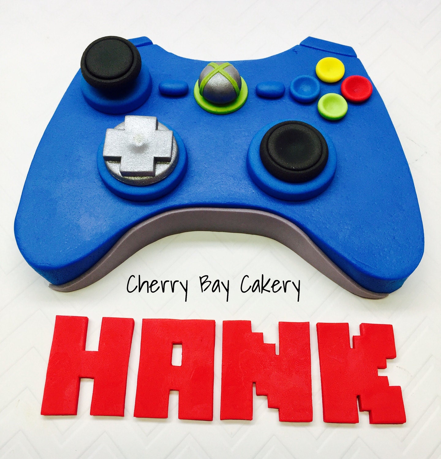 Custom video game cake topper Video game birthday Fondant