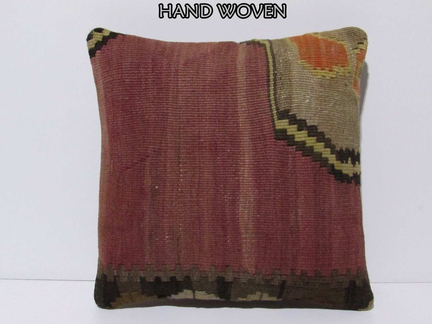 hippie pillow 18x18 boho chic throw pillow western throw