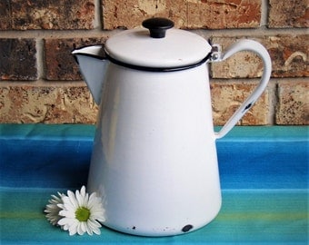 Enamelware Coffee or Tea Percolator