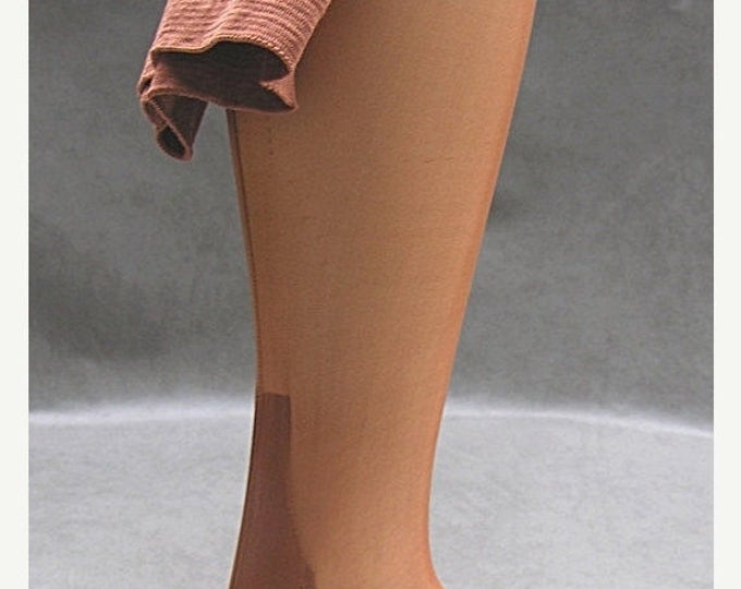 30% OFF Vintage Full Fashioned Seamed Nylon Stockings 11 Outsize 36" Lane Bryant Plus Size Rockabilly Pin Up