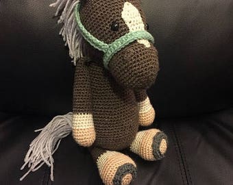 Crochet pony / horse toy