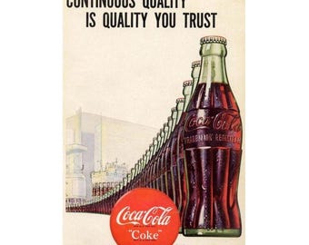 Vintage coke ad | Etsy