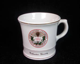 Vintage Northeastern University Mug, Boston Massachusetts, College Memento, Souvenir Mug, Collectible Mug, Ceramic Coffee Mug, Made in USA