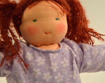 Waldorf doll, Steiner doll, handmade natural rag doll, simple doll, Eclectic Wandering, rag doll, handmade doll, doll, small Waldorf doll
