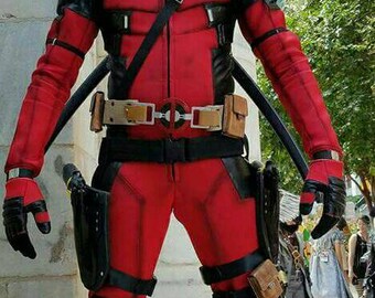 Deadpool Cosplay (Fitted) Suit&Mask ONLY!