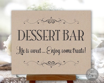 Dessert bar sign | Etsy