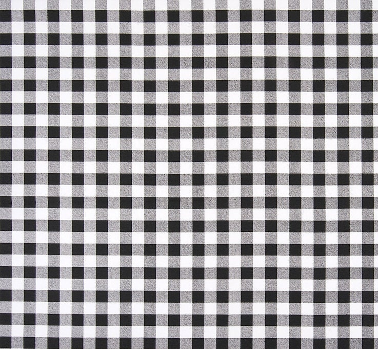 Black & White Gingham Check Fabric by the Yard Cotton Plaid