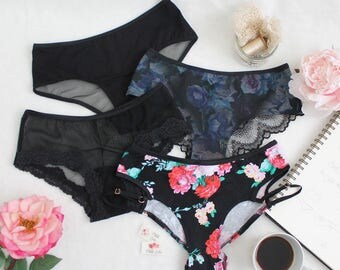 Lingerie Panties Sewing Pattern Ohhh Lulu 1303 Lola Brazilian Panties Multi-size Digital PDF Pattern