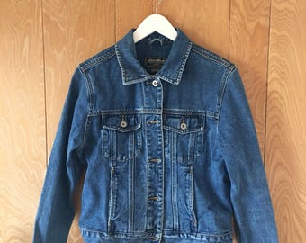 Vintage Eddie Bauer jean jacket, size small