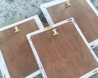Wood Clip Frame for 5x7 art/photo