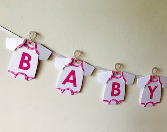 Baby Shower Bunting, Baby Shower Banner, New Baby Bunting, New Baby Banner, Luxury Baby Bunting, Baby Shower Keepsake