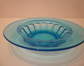 COBALT BLUE GLASS Bowl. Vintage Blue Glass. Collectible Cobalt Blue Glass. Blue Room Decor. We Have 3 Available.