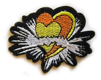 Embroidered Heart Appliqué