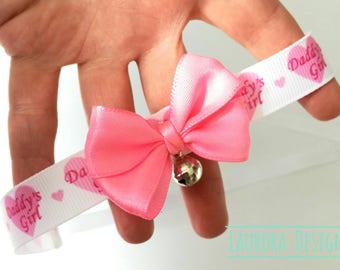 DDLG COLLAR kitten play collar daddy's little girl collar bow collar pink collar choker bell bow collar ABDL bdsmday collar age roleplay