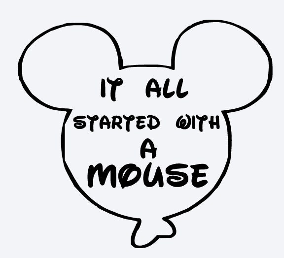 Download SVG, disney, it all started with a mouse, disney balloon ...