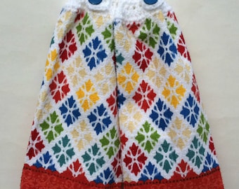 Crochet Towels, Kitchen Towels, Crochet Top Towels, Hanging Towels, Crochet Tea Towels, Kitchen Decor, Tea Towels, Crocheted, Dish Towels