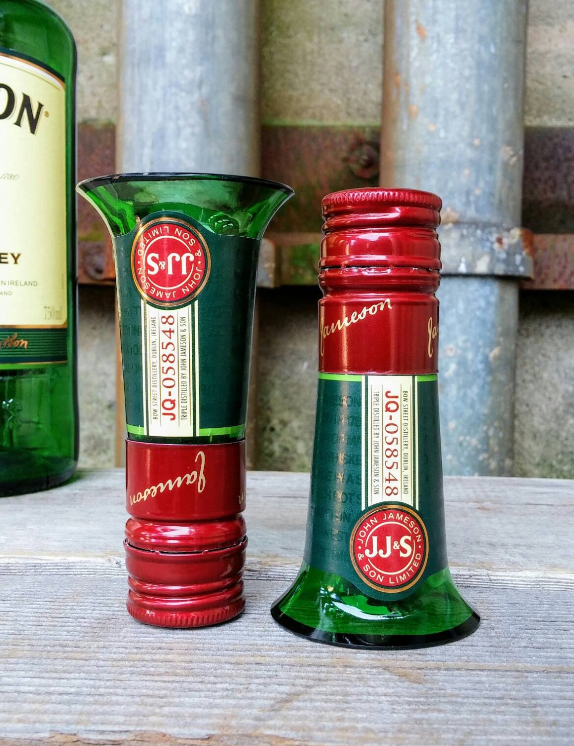 Liquor Bottle Shot Glasses Jameson Irish Whiskey Bar Gifts