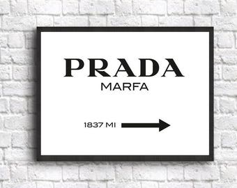 Prada marfa | Etsy