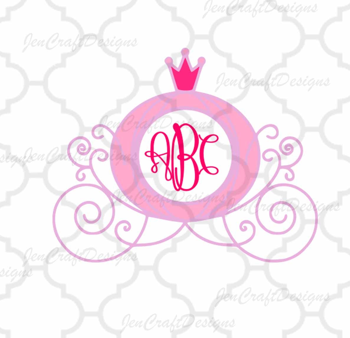 Princess Carriage SVG, Cinderella Carriage SVG,eps,dxf,png ...
