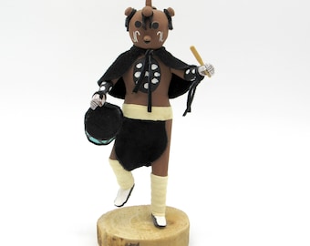 Kachina, Kachina Doll, Native American, Native American Doll, Mud Head, Mudhead, Dolls and Miniatures, Native American Decor, Shelf Decor