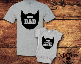 Baby Beard, Dad and Baby Matching Shirts, Father Son Matching shirts, Daddy Daughter, Father Daughter Shirts, Dad Son, Matching Outfit