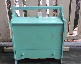 Vintage Shabby Chic Sewing/Keepsake Box