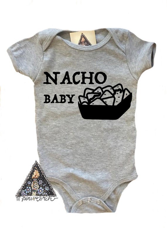 Download NACHO BABY funny baby shirt one piece bodysuit nacho baby