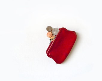 small red coin purse