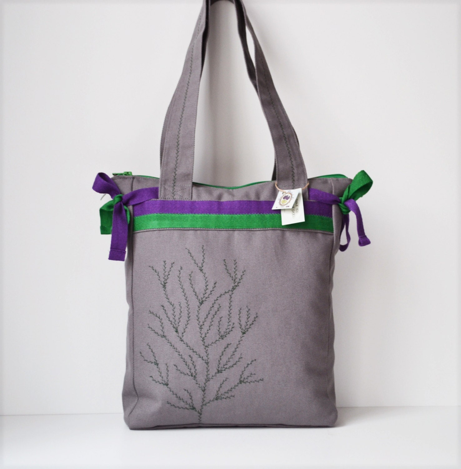 Fabric purse cotton handbag canvas handbag fabric bag gift