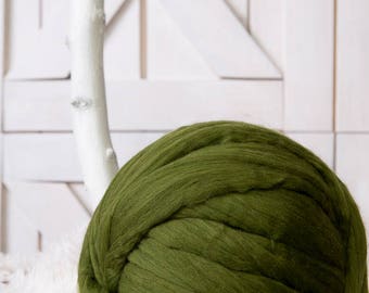 Super bulky yarn, Chunky yarn, Merino wool yarn, Roving, Wool roving, Giant wool, Giant yarn, Bulky yarn, Big yarn, Extreme knitting, Yarn