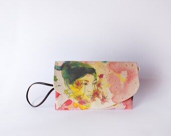 Illustrated bag Lyth - envelope bag