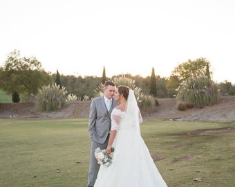 Lace Wedding Veil-Full Volume