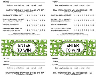 Enter to Win Door Prize/Drawing Slip pink by BizzyBeeCreative
