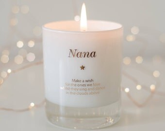Personalised Memorial Gift, Personalised Memorial Candle, Remembrance Gift, Sympathy Gift, Infant Loss, Loss Of Mother, Condolence Gift