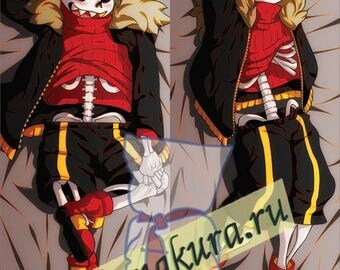 Undertale: Fell Sans Dakimakura 50x150cm, 19.6x59 inch, Hugging Body Pillow Case N541