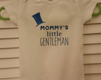 Mommy's Little Gentleman Onesie - Short Sleeved CARTER'S Onesie