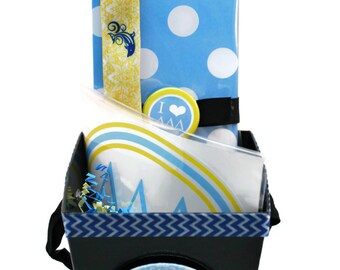 Tri-Delta/Delta Delta Delta Sorority Gift Basket - Style 2 with Headband