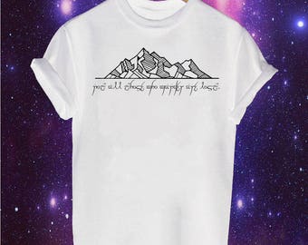 Not All Those Who Wander Are Lost T-Shirt Sweatshirt Hoodie Bar Runner Vinyl Sticker Mug Mouse Mat lord of the rings LOTR One Ring Gandalf