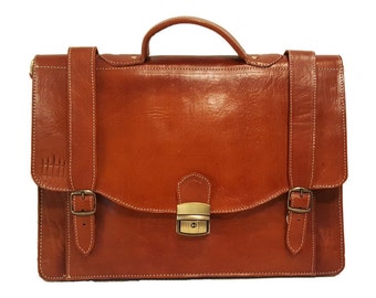 Handmade briefcase | Etsy