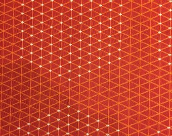 HBF Textiles Upholstery Fabric Dot Structure Red / White - By The Yard