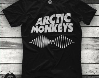 Arctic Monkeys Logo Unisex T Shirt Graphic Tee Size S M L XL 2XL