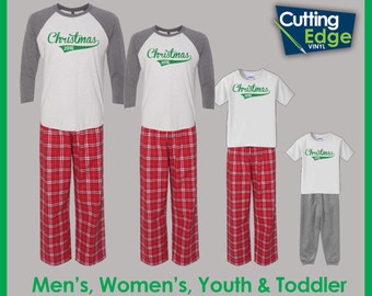Christmas 2017 Pajamas, Family Christmas Pajamas, Personalized Pajamas, Infant Toddler Youth Christmas Pajamas, Holiday Pajamas