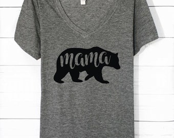 Mama Bear | Graphic Tee | Mama Bear Shirt | Mama Bear Sweatshirt | Mom Tshirt | Funny Mom Shirt | Gifts for Mom | New Mom | Mother's Day