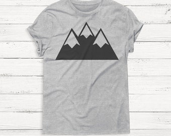 T-shirt Humoristique Randonnée Funny Outdoors - Unisexe - Noir