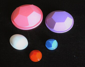 Steven Universe, Gems, Rose Quartz, July 4th, lapis gem, 3D Printed, Cosplay, Fan Art, Sapphire, Amethyst, Pearl, Smoky Quartz, Comic Con