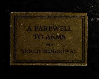 the book a farewell to arms was written by