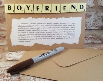Boyfriend Gift, For Boyfriend, Anniversary Gift, Birthday Card, Boyfriend, Gift For Boyfriend, Funny Boyfriend Card, Boyfriend valentines