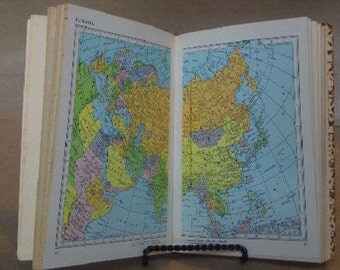 Vintage World Atlas | Etsy